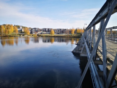 Gamlebrua med Leiret i bakgrunnen