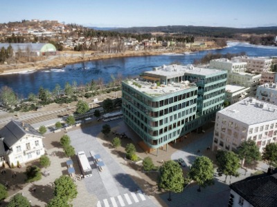 Jernbaneplassen dronebilde