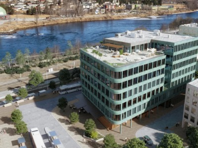 Jernbaneplassen dronebilde