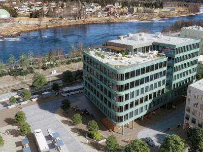 Jernbaneplassen dronebilde